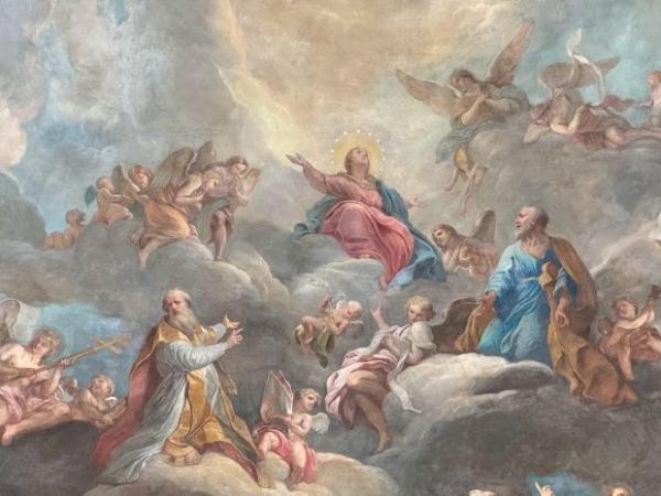 Nhà Nguyện Nhà Thờ Saint-Sulpice, Bài Giáo Lý Đức Mẹ Lên Trời